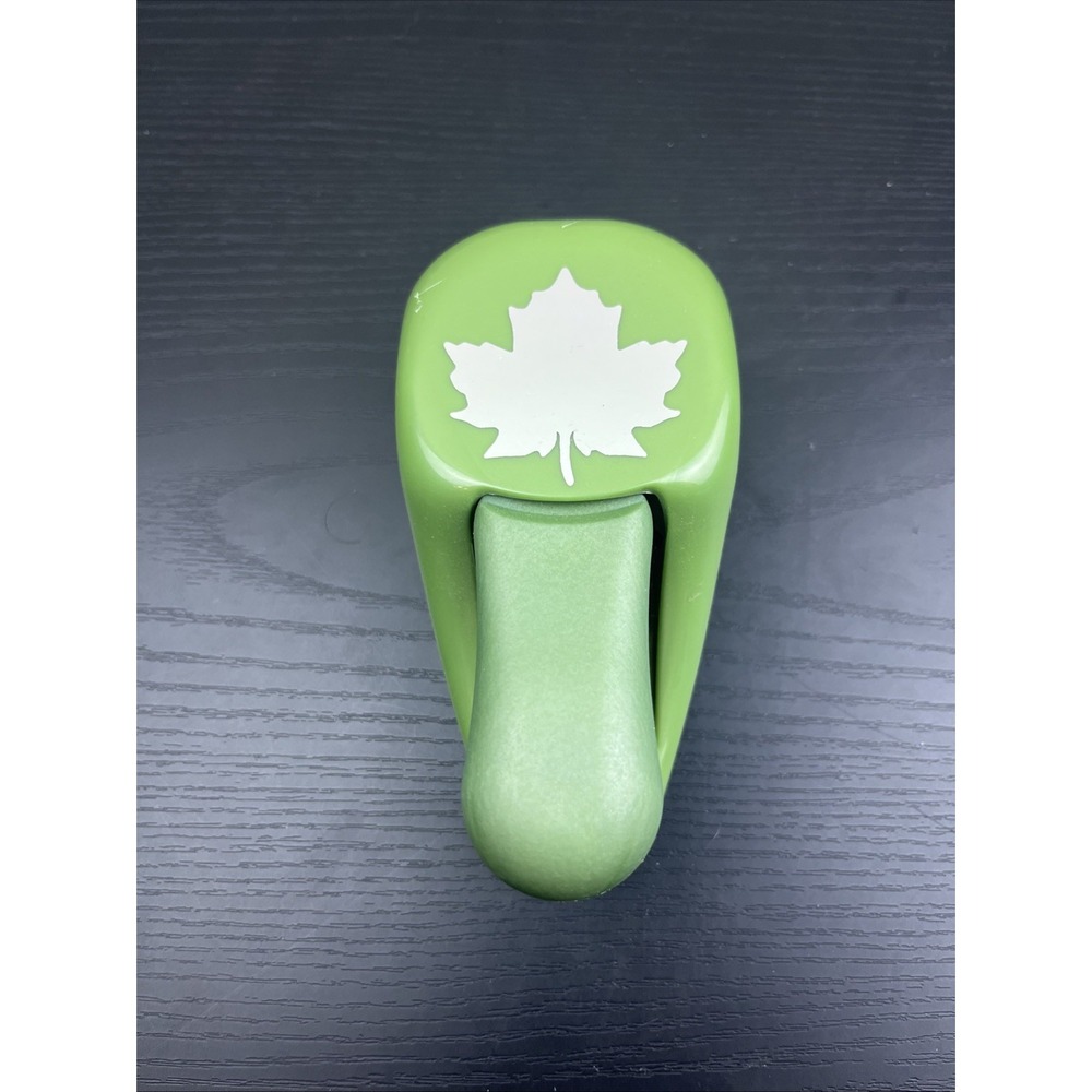EK Success Large Maple Leaf Paper Punch Detailed Scrapbooking Craft Punch